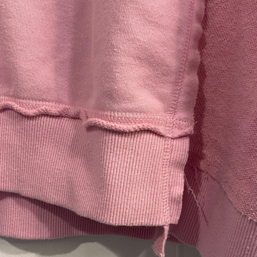 Simply Southern Sweatshirt Pale Pink Slouchy V-Neck Cotton Lounge Extra Large - Picture 7 of 10